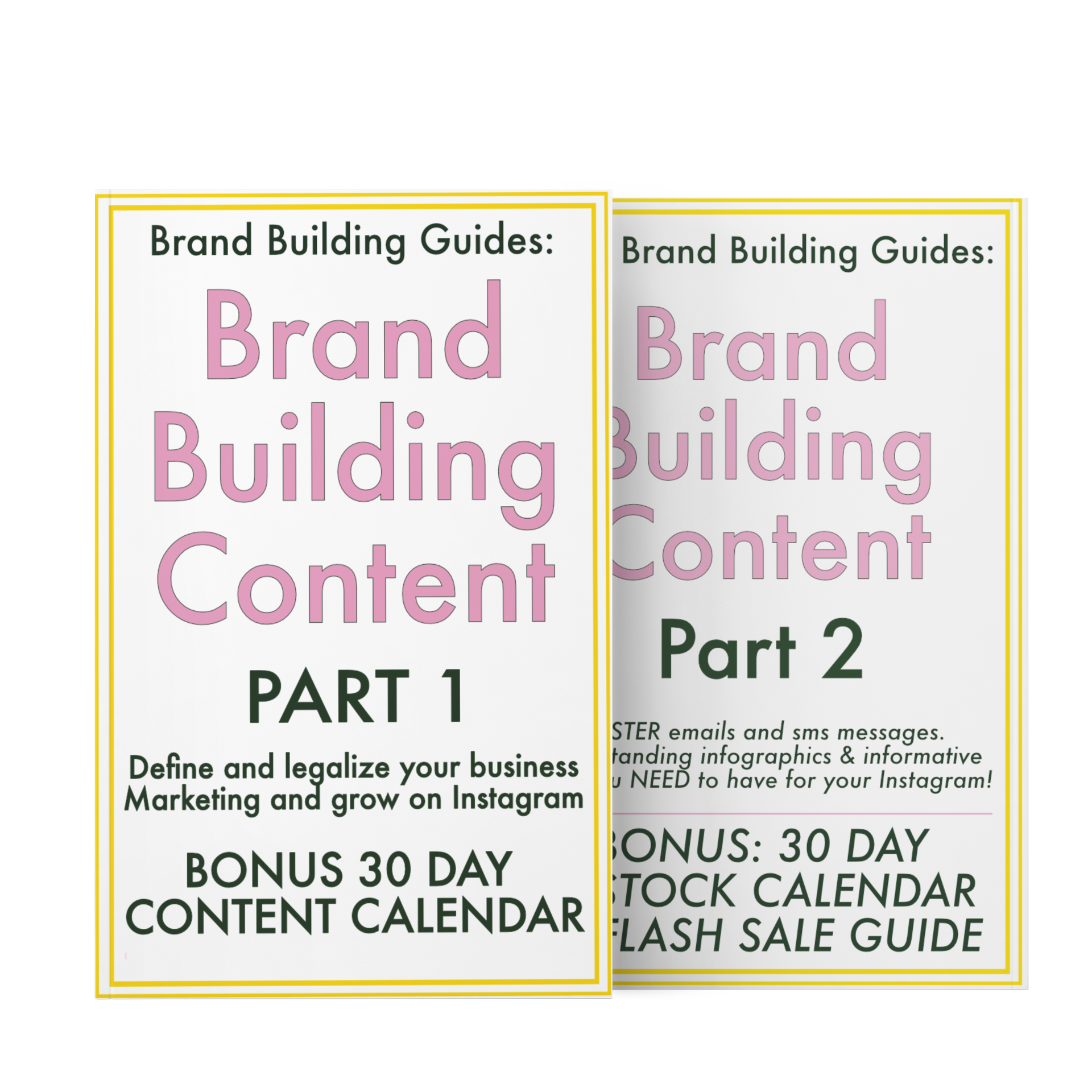 Brand Building Guide: Part 1 + Part 2 BUNDLE DEAL