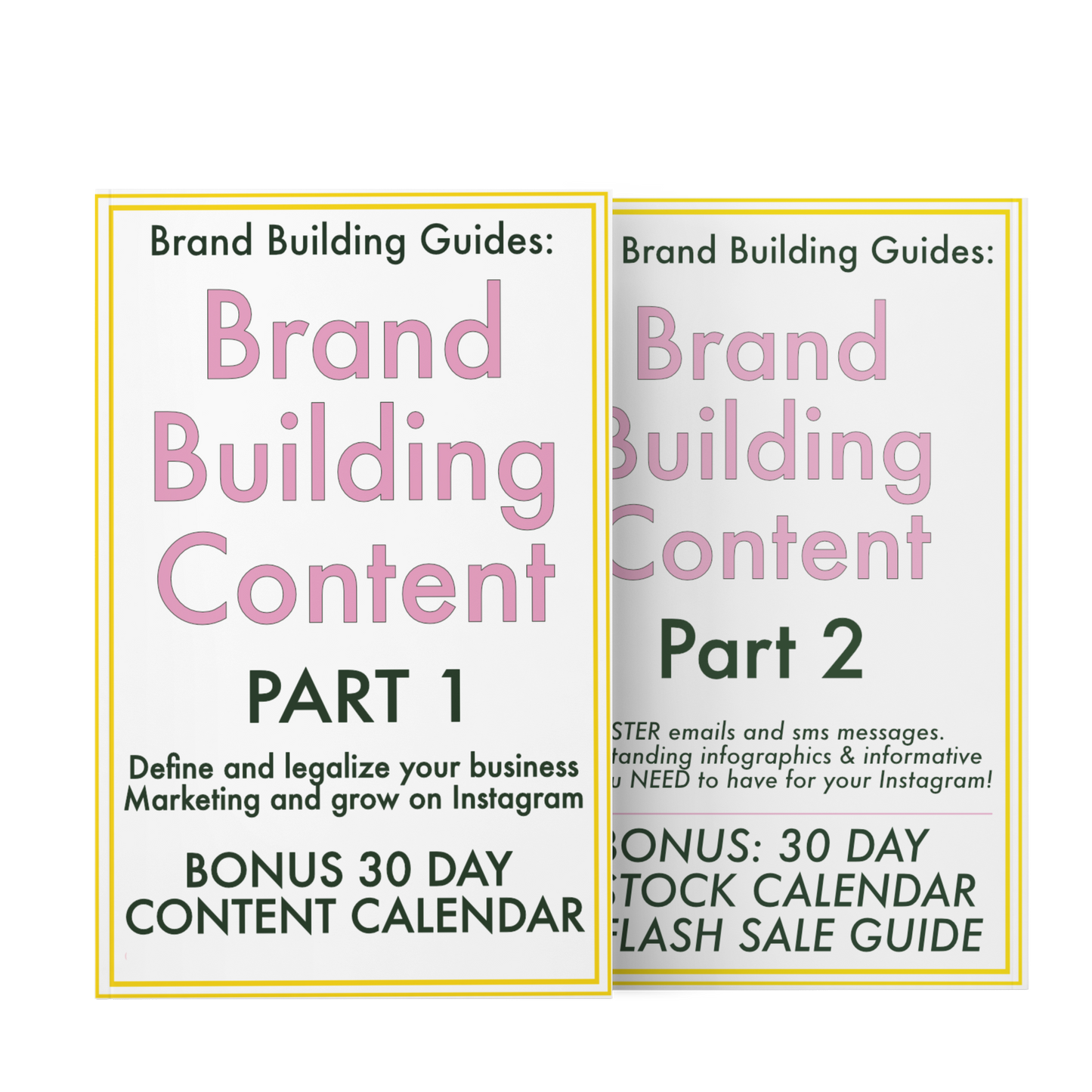 Brand Building Guide: Part 1 + Part 2 BUNDLE DEAL